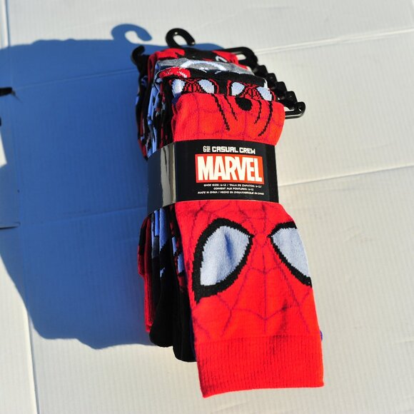 1 pair Polo Premium x MARVEL Colorful Tall Socks Female Male Neuter Blue Gray - Picture 9 of 14